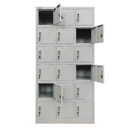 Casillero de acero de 18 puertas